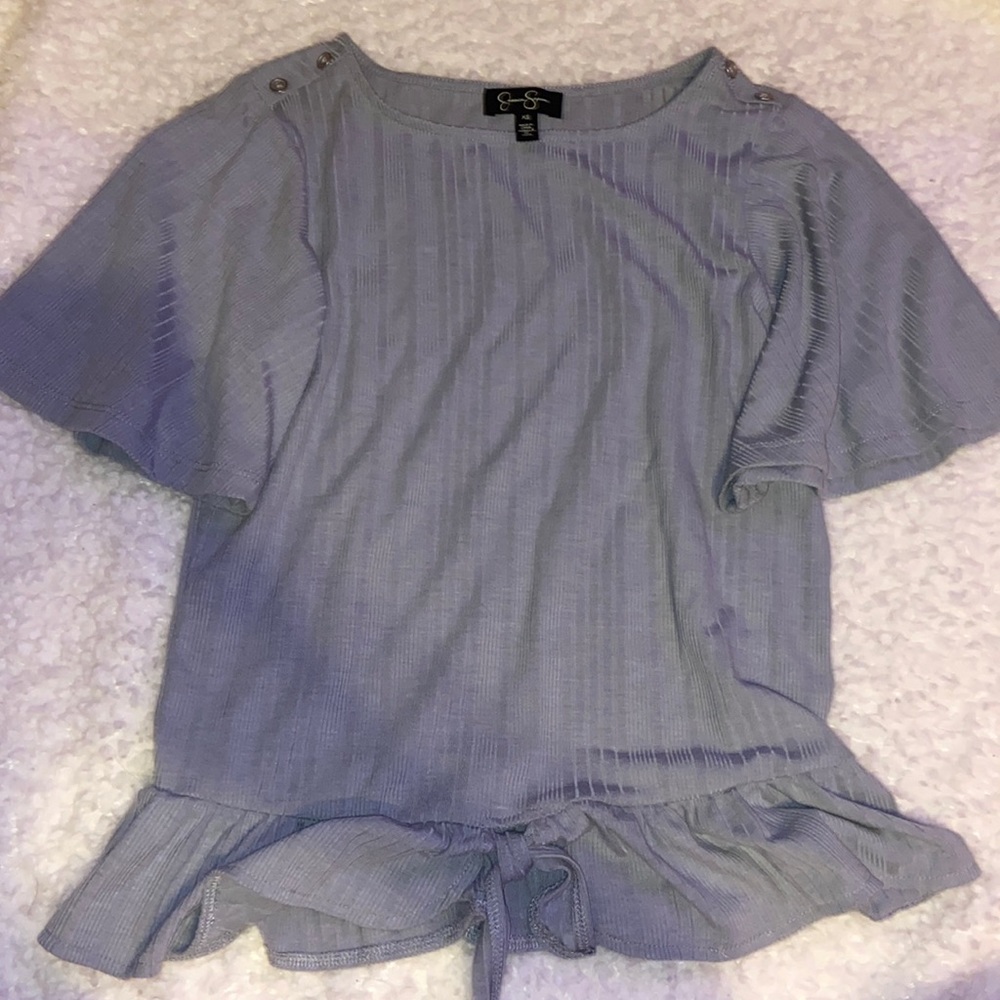 Jessica simpson gray blouse